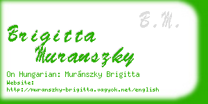 brigitta muranszky business card
